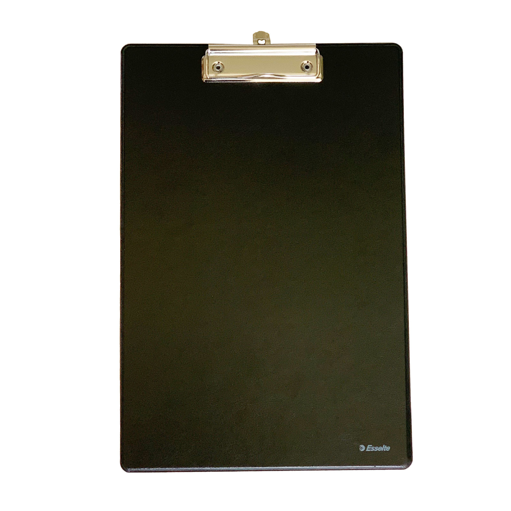 Clipboard A4 sort enkel m/magnetisk bagside