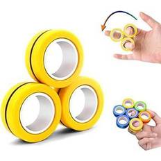 Magnetiska Ringar / Fidget Toys - Magnetkulor - ANTI-STRESS - ORANGE