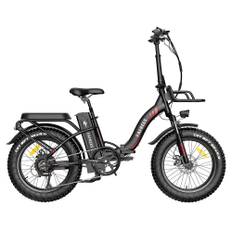 FAFREES F20 Max Elcykel 20*4,0 Fat Inch Däck Vikbar E-cykel med löstagbart 22,5Ah litiumbatteri - Svart F20 Max svart