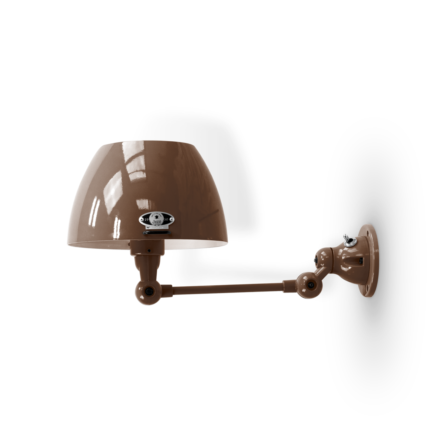 Aicler AIC701 væglampe fra Jieldé - Chocolate / Blank