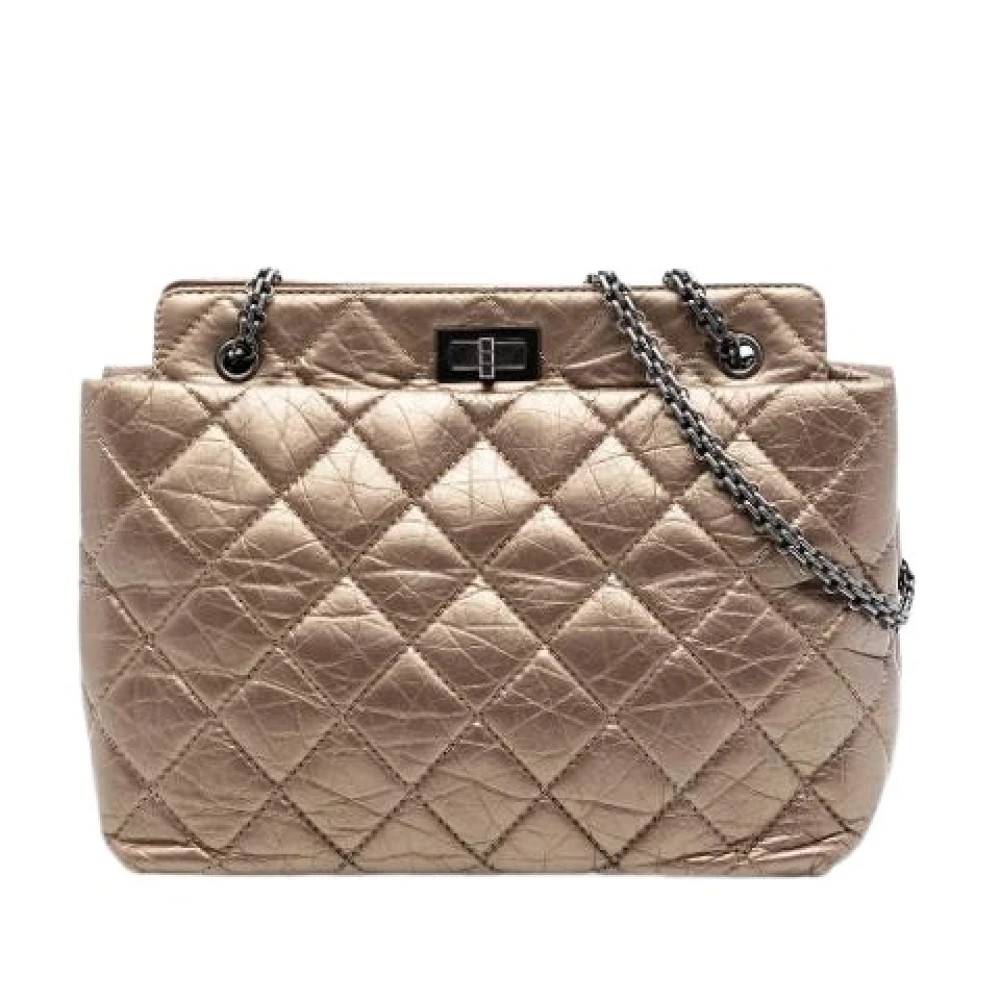 Chanel Vintage Pre-owned Vintage Quilted Tote - Vintage - Dame - Brun - ONE SIZE - Tyl