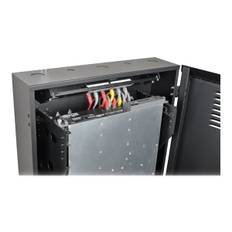 Tripp Eaton Tripp Lite Series 2U Wall Mount Low Profile Secure Rack Enclosure Cabinet Vertical - Schrank Netzwerkschrank - geeignet für Wandmontage - Schwarz - 2U - 48.3 cm (19")