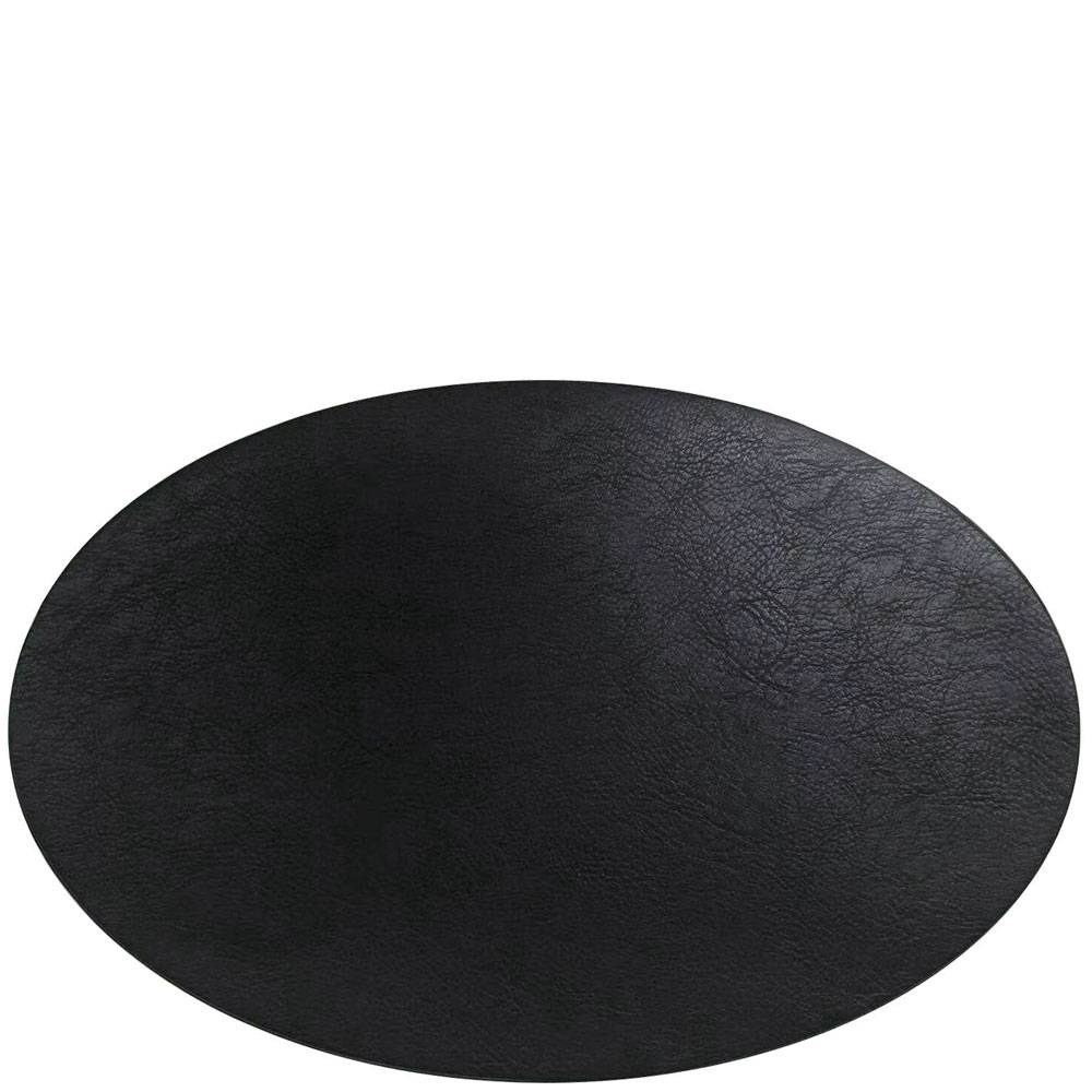 Tablett Westly Svart Oval - 43,5x28,5cm