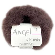 Angel Permin - Mohair og silkegarn - 884197 Mørk Chokolade