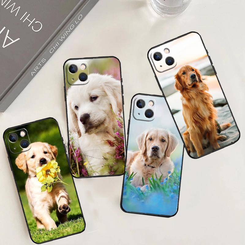 Golden Retriever Hund För Realme 15 Pro 10 11 12 13 14 Pro Plus GT6 GT7 C61 C67 C63 C71 C55 C51 C65 C53 C75 Fodral