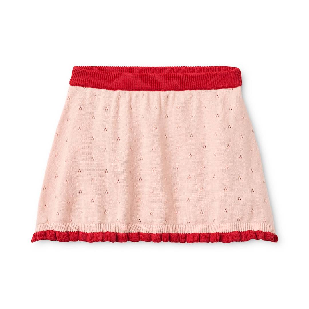 Flöss Astrid Kjol Soft Rose Soft Rose 98 cm Rosa 98 cm Flickor