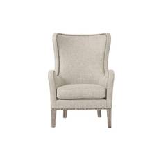 Mischa fåtölj sway natural - Vit (B: 73 x H: 108 x D: 88 cm / Sitthöjd: 46 cm)