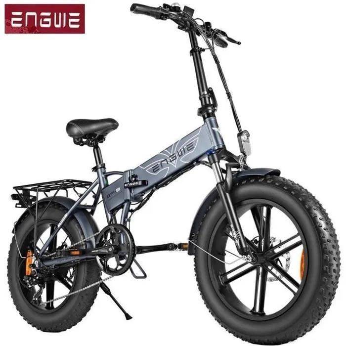 Vélo électrique pliable 20 - ENGWE - EP-2 BOOST - Batterie 48V 13Ah amovible - Autonomie jusqu'à 120 km - Shimano 7 vitesses
