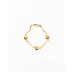 Chanel Logo Boll Bracelet - Gold (20 cm)