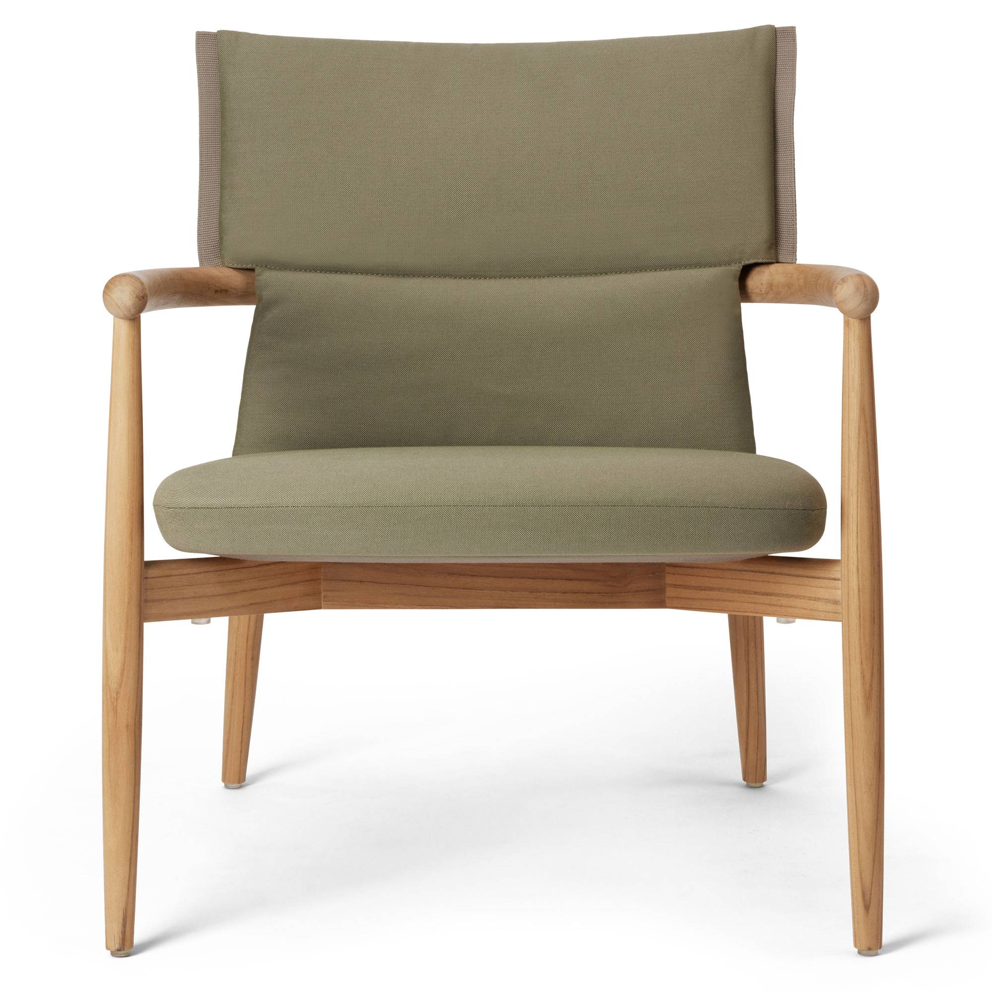 E018 Embrace Loungestol af EOOS Inkl. Panama Alga 3667 hynde