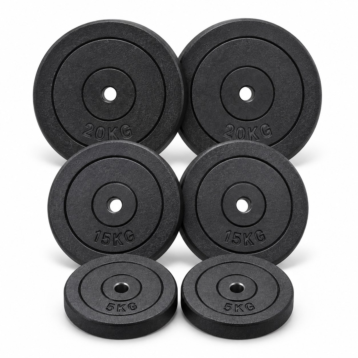 80 kg vægtskivepakke i jern 30 mm