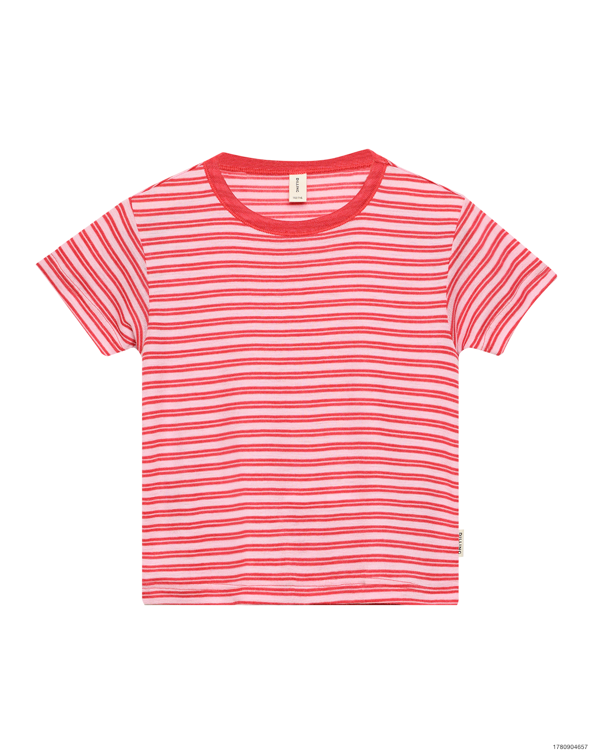 T-shirt i merinould/silke til børn