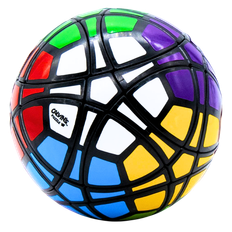 Calvin's Puzzle Traiphum Megaminx Ball Black with 12-Color Stickers