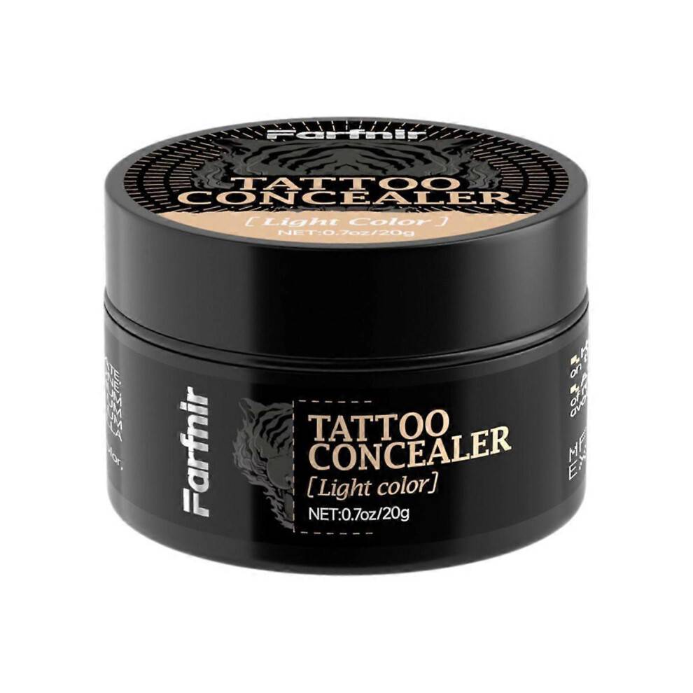 (light) Professional Waterproof Scar & Birthmark Concealer - Tattoo Cover Up for Men & Women, Dark Spots & Vitiligo