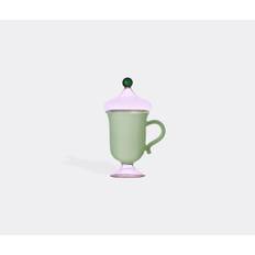 Ichendorf Milano Tea And Coffee - 'Sogni D’Oriente' mug, lilac and green in Multicolor borosilicate glass
