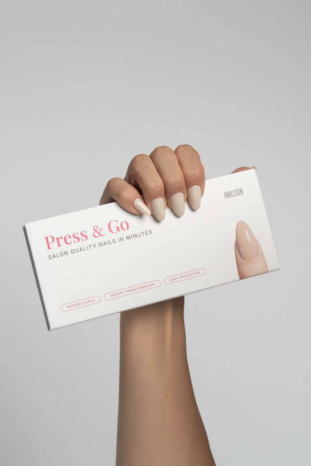 Press & Go - In the Nude - Almond - Press & Go - Nailster.
