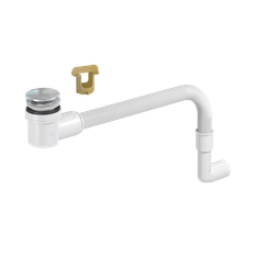 Prevex EasyClean afløbssæt, 89,2 cm, krom