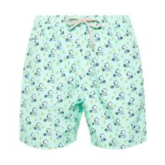 MC2 Saint Barth, Badetøj, Herre, Grøn, M, Uld, Snoopy Tennis Swim Shorts