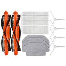 14 st delar kompatibla med Xiaomi Robot Vacuum S10 S12 B106GL Reservdelar Tillbehör Huvudsidoborste Hepa Filter Moppduk