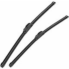 ZHUNDU Vindrutetorkarblad fram, 2-pack, Premium OEM-kvalitet i alla väder Lämplig för Hyundai Sonata EF NF 1998-2009, Naturgummi U/J-krok, Originalutrustning 22"+19"