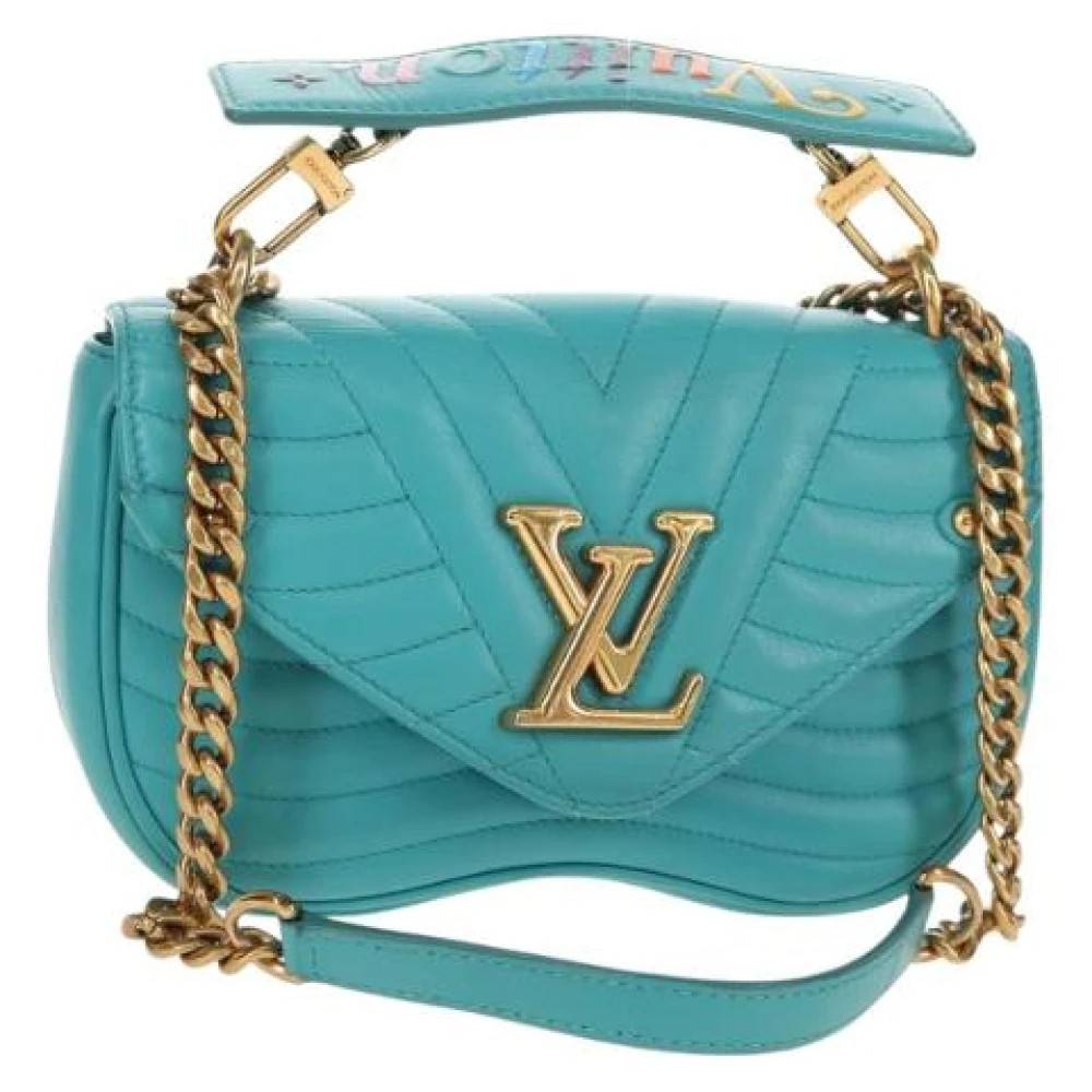 Louis Vuitton Vintage Pre-owned Vintage Mini Bag - Vintage - Dame - Blå - ONE SIZE - Læder