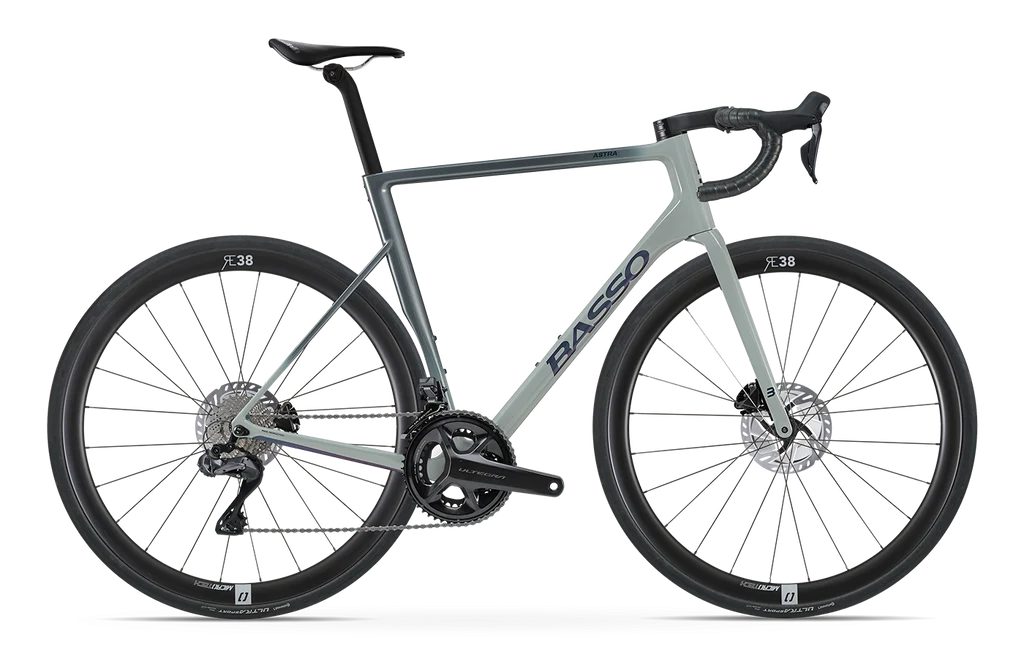 Basso Astra 2023 - Shimano 105 Di2 2x12sp - Mavic Aksium - 002 / 56 / Gray Asphalt (56)