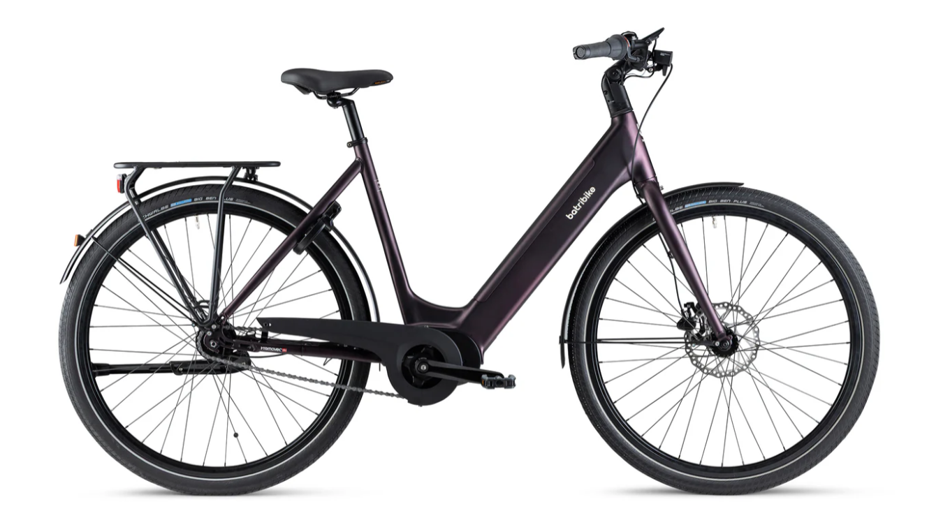 Batribike Pro E2 Centermotor - Blackberry Wine - 48 Cm - boost / 504 Wh Elcykel Dame - Lilla.