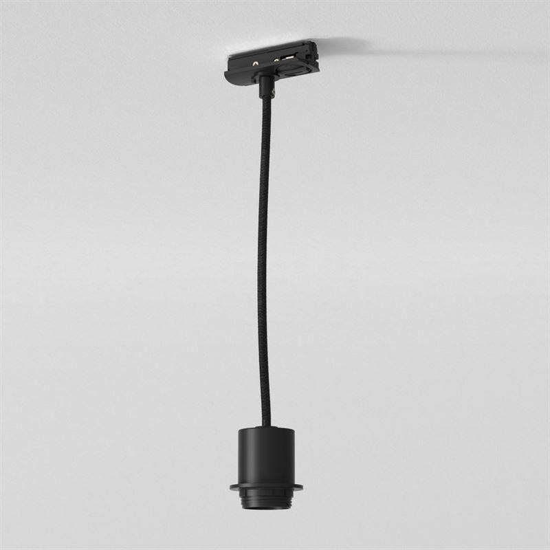 Astro Skinne Pendel kit E27 med skærmholder i sort eller hvid
