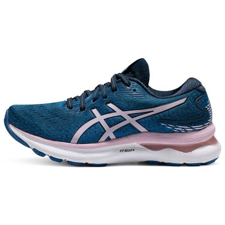 Asics Gel Nimbus 24 Wide French Blue Barely Rose Dam Sneakers 1012B199-400 37