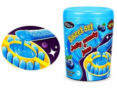 Sweet Set Jelly Candy & Jam Blåbär 60g