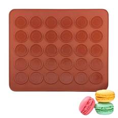 Macaron bagemåtte silikone
