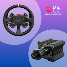 MOZA R9 V2 Direct Drive Wheel Base + MOZA RS V2 Steering Wheel (Leather) - BUNDLE