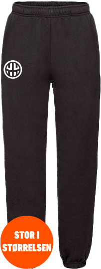 Fruit Of The Loom Helsingør Håndbold Joggingbukser Børn - Sort - 116