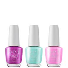 OPI Nature Strong Natural Vegan Nail Polish Trio (Various Colours) - Succulent Garden