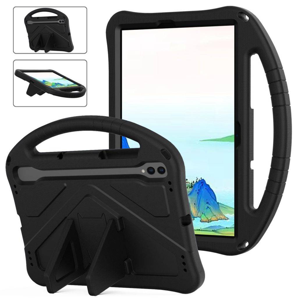 Samsung Galaxy Tab S11/S10/S9/S8/S7 EVA Cover med stativ og håndgreb – Sort