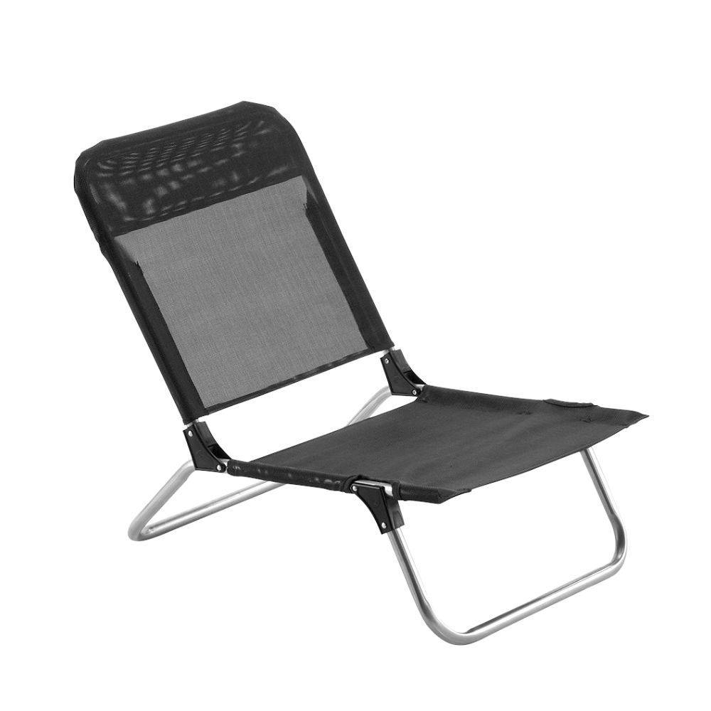 Fiam Quick Fällbar Solsäng Black