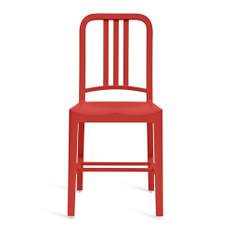 Emeco - 111 Navy Chair Red - Matstolar - Röd - Syntetiskt/Plast