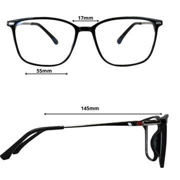 Minus-brille med mode-stel i høj kvalitet (brille med minus-styrke) "Boss"