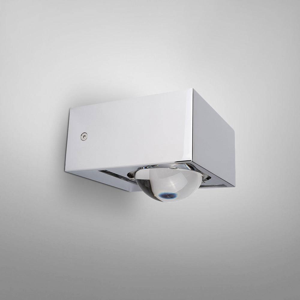 Focus 100 væglampe top-light - Krom