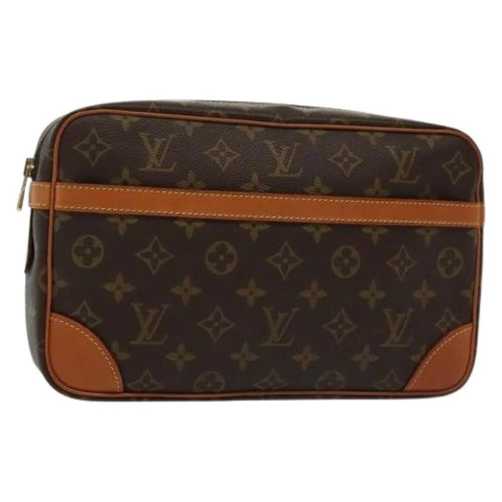 Louis Vuitton Vintage Pre-owned Canvas clutches - Vintage - Dame - Brun - ONE SIZE - Tyl