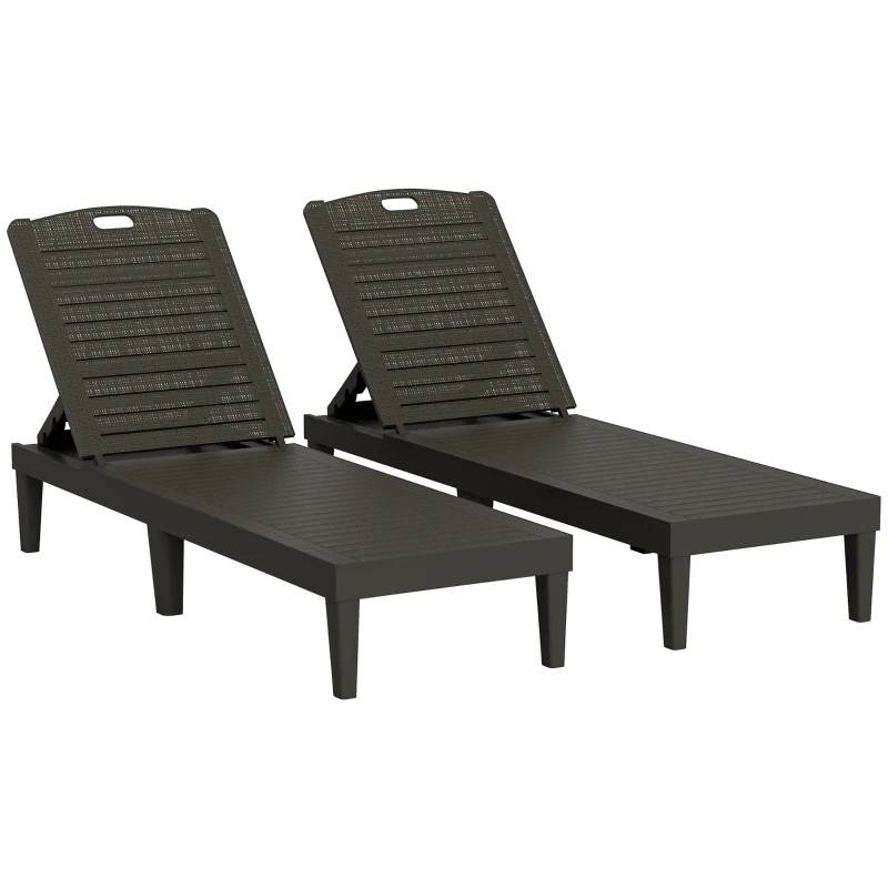 Solstol 2-pack 4-lägesjustering