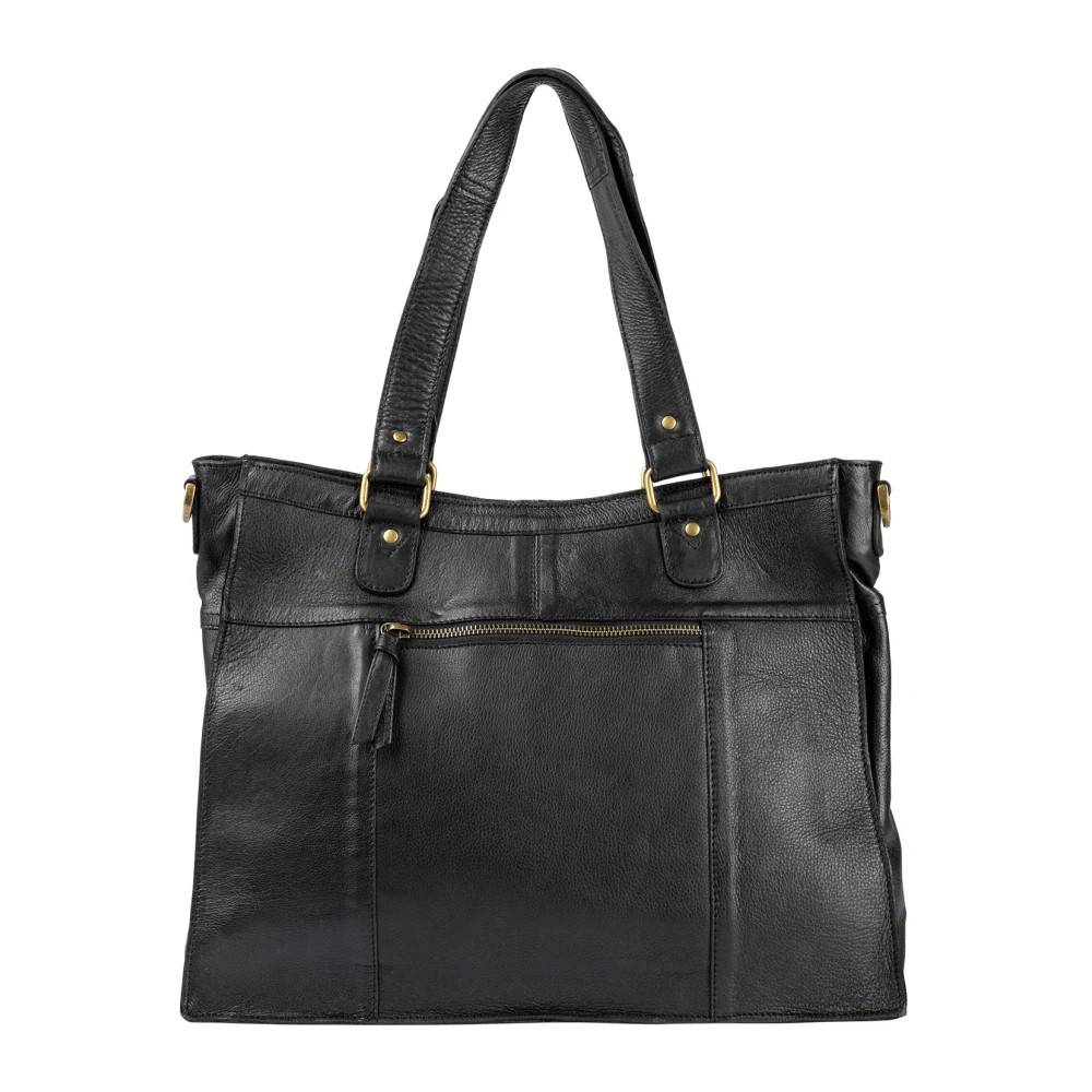 RE:DESIGNED Håndlavet Læder Crossbody Taske Sort - Tasker - Dame - Sort - ONE SIZE - Læder