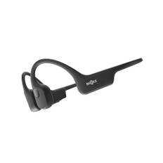 SHOKZ OpenRun hörlurar med benledning, öppna Bluetooth-hörlurar för sport med mikrofon, IP67-vattentätt trådlöst headset för löpning och träning, 8 timmars speltid, USB-C, med Sportpannband, Kometgrå