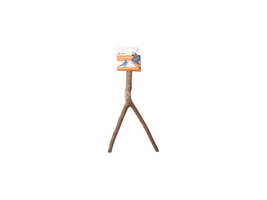 Y-pind CHICO 42 cm – Naturlig siddepind til fugle i naturtræ.