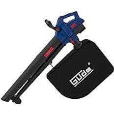 Güde Batteri lövsugare LS 36-0 (36 V, sugfunktion 480 m³/h, blåsfunktion 230 km/h, VarioSpeed, hackfunktion – grad 8:1, 45 l bladfångstväska, styrhjul, axelrem, utan batteri och laddare)