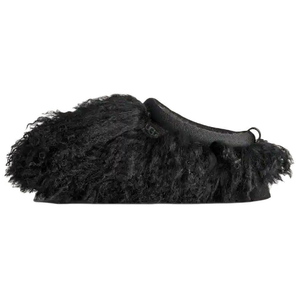 UGG Tazz Fluff Momma Slip-on Bekväma Fodrade Fleece Tofflor EVA Slitstarka Stängd Tå Tofflor Dam Svart 1179371-BLK cm black