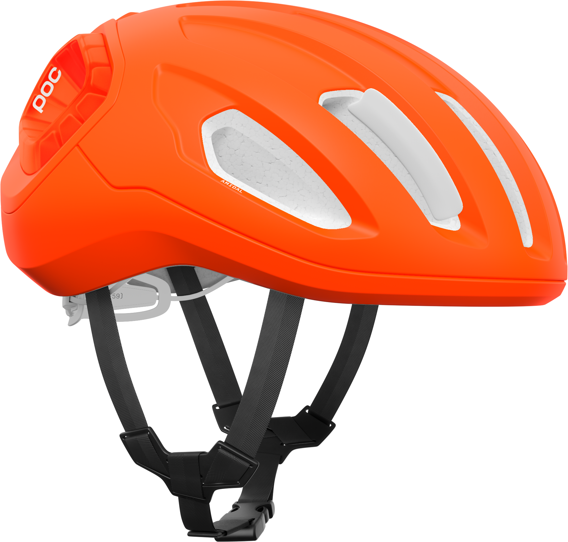 POC Amidal Cycling Helmet Fluorescent Orange Matt, S