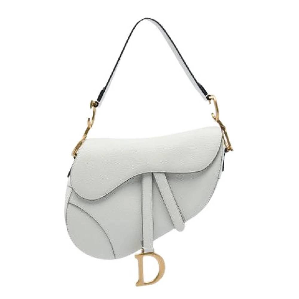 Dior Vintage Pre-owned Laeder dior-tasker - Vintage - Dame - Hvid - ONE SIZE -