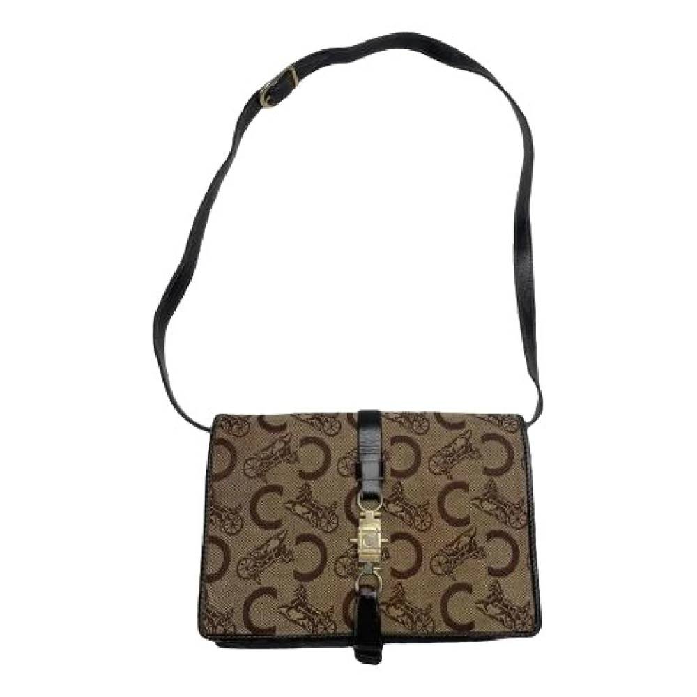 Celine Vintage Pre-owned Læder Cross Body Taske - Vintage - Dame - Brun - ONE SIZE - Læder