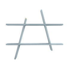 Andersen Furniture A-Shelf vägghylla Special Edition Grey blue L 78x12x67 cm - Blå